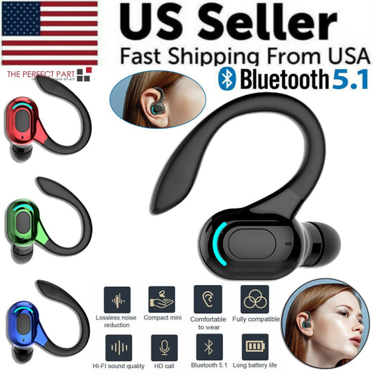 Bluetooth 5.1 Wireless Earbuds – Stereo Sound, Noise Reduction for HD Calls - NovaShop