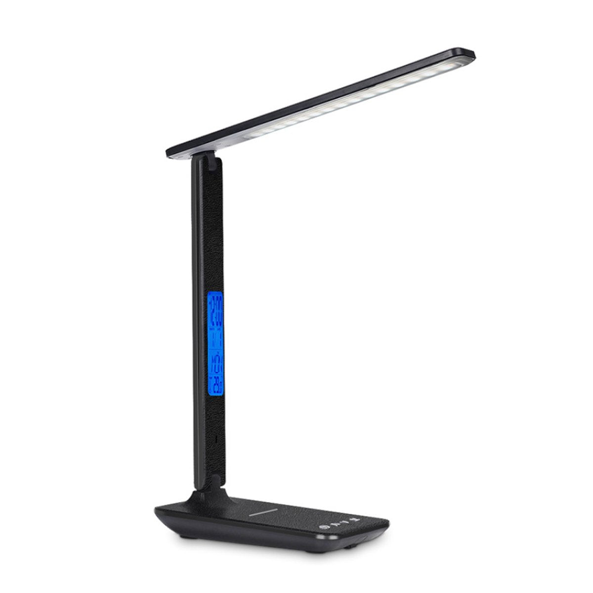 "3-in-1 Smart LED Desk Lamp | Wireless Charger, Digital Clock & Thermostat" - NovaShop