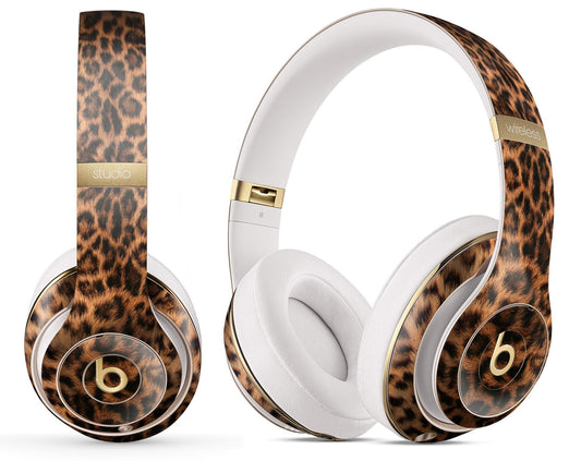 Mirrored Leopard Hide Full Body Decal Wrap Kit for Beats by Dre - Premium Protective Skin - NovaShop