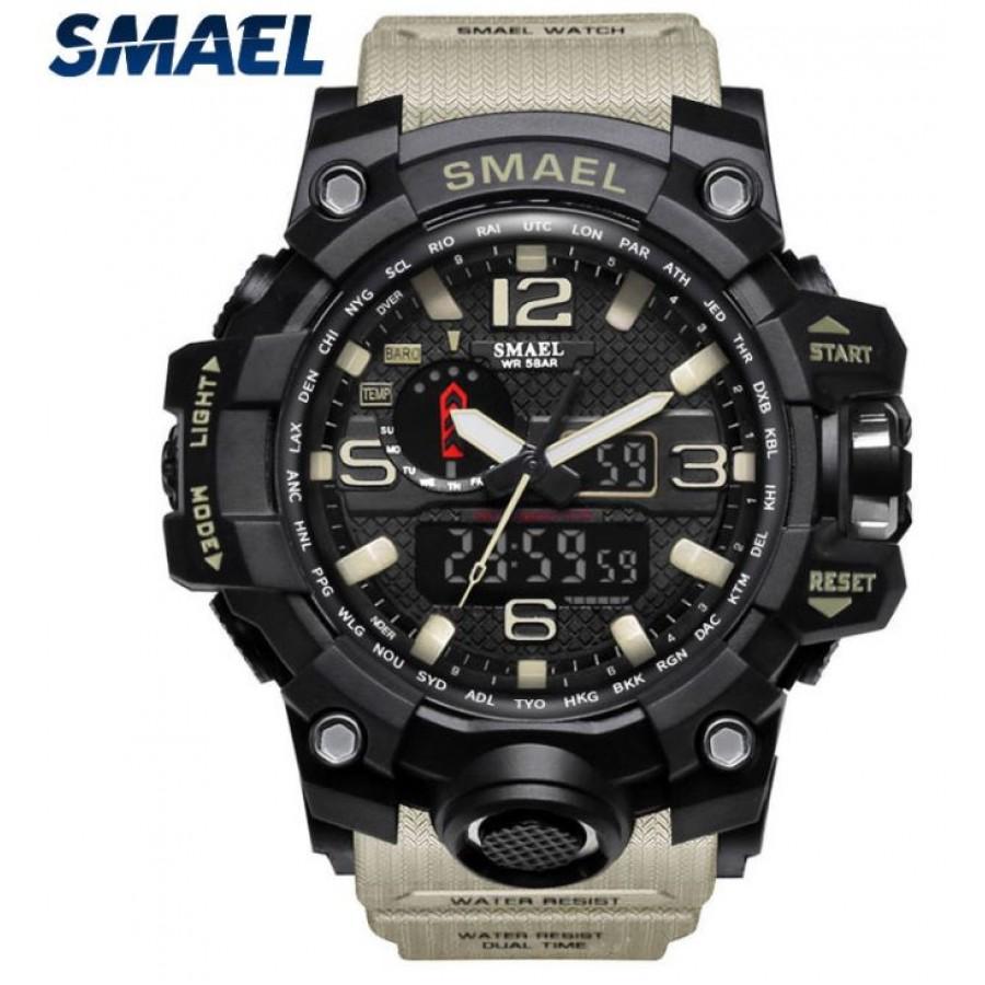 SMAEL Men's Sports Watch – Rugged, Waterproof & Shock-Resistant - NovaShop