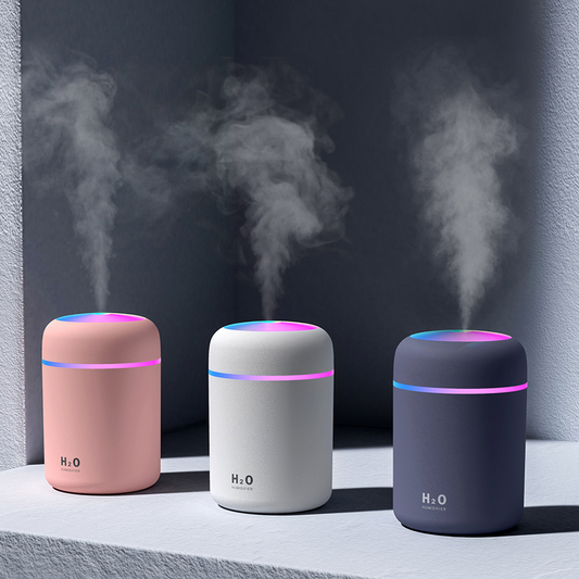 Portable Mini Air Humidifier & Aroma Essential Oil Diffuser for Home and Car – 300ml - NovaShop