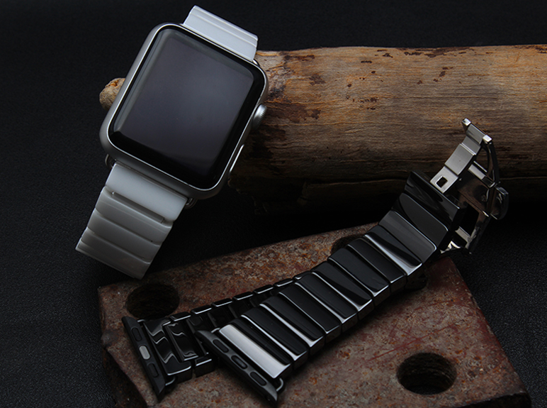 Premium Ceramic Apple Watch Band – Sleek & Durable Design - NovaShop