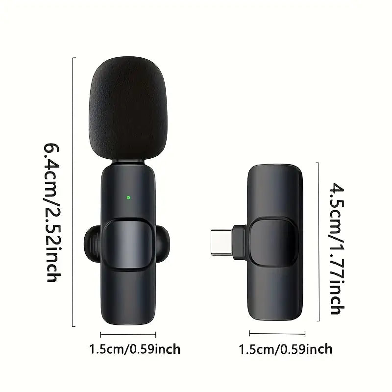 Wireless Lavalier Microphone with Noise Reduction