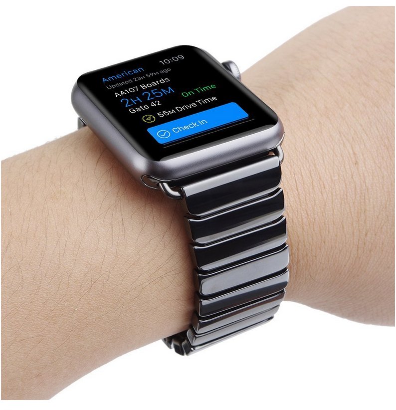 Premium Ceramic Apple Watch Band – Sleek & Durable Design - NovaShop