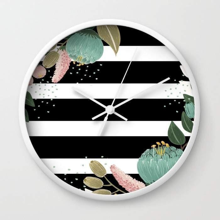 🕒 Modern Black & White Wall Clock | Silent Quartz Decorative Clock - NovaShop