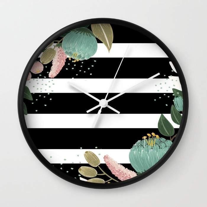 🕒 Modern Black & White Wall Clock | Silent Quartz Decorative Clock - NovaShop