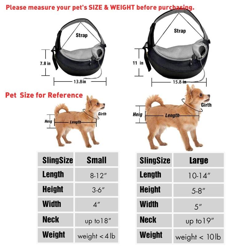 Pet Travel Shoulder Carrier – Comfortable & Breathable Sling Bag for Small Dogs & Cats - NovaShop