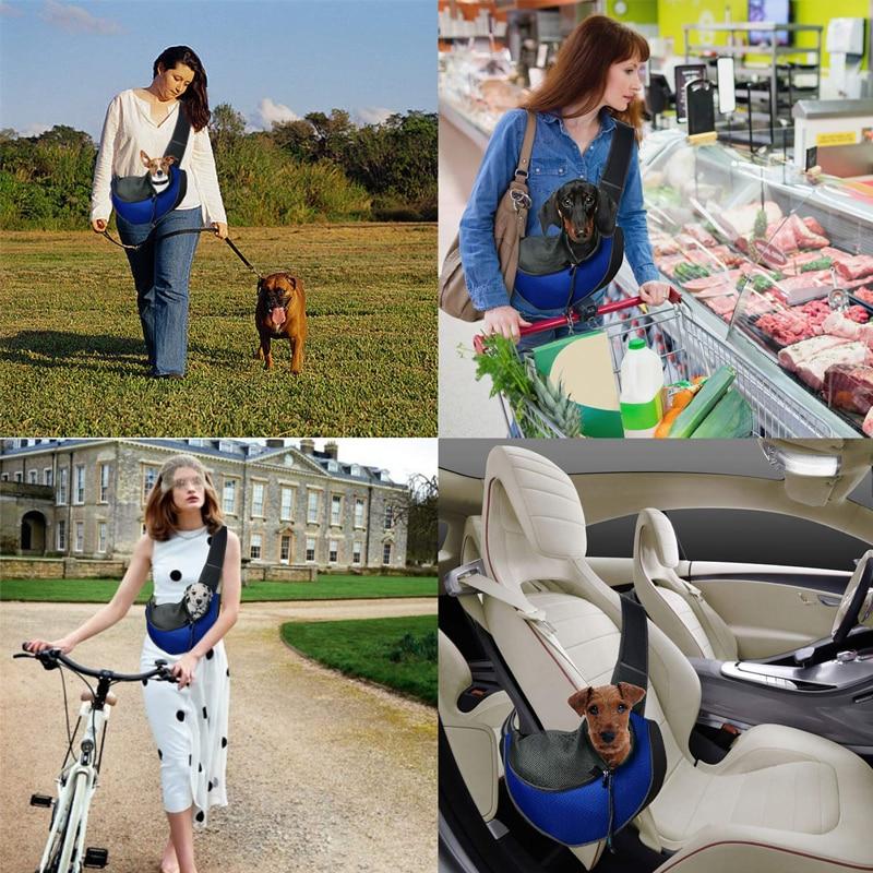 Pet Travel Shoulder Carrier – Comfortable & Breathable Sling Bag for Small Dogs & Cats - NovaShop