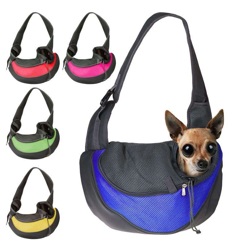 Pet Travel Shoulder Carrier – Comfortable & Breathable Sling Bag for Small Dogs & Cats - NovaShop