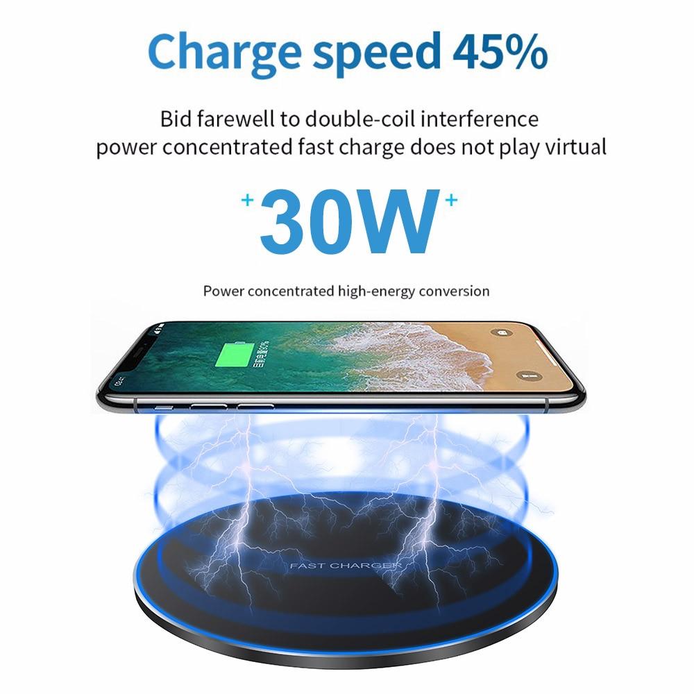 Dragon W9 30W Fast Wireless Charging Pad – Ultra-Thin & High-Speed Charger - NovaShop