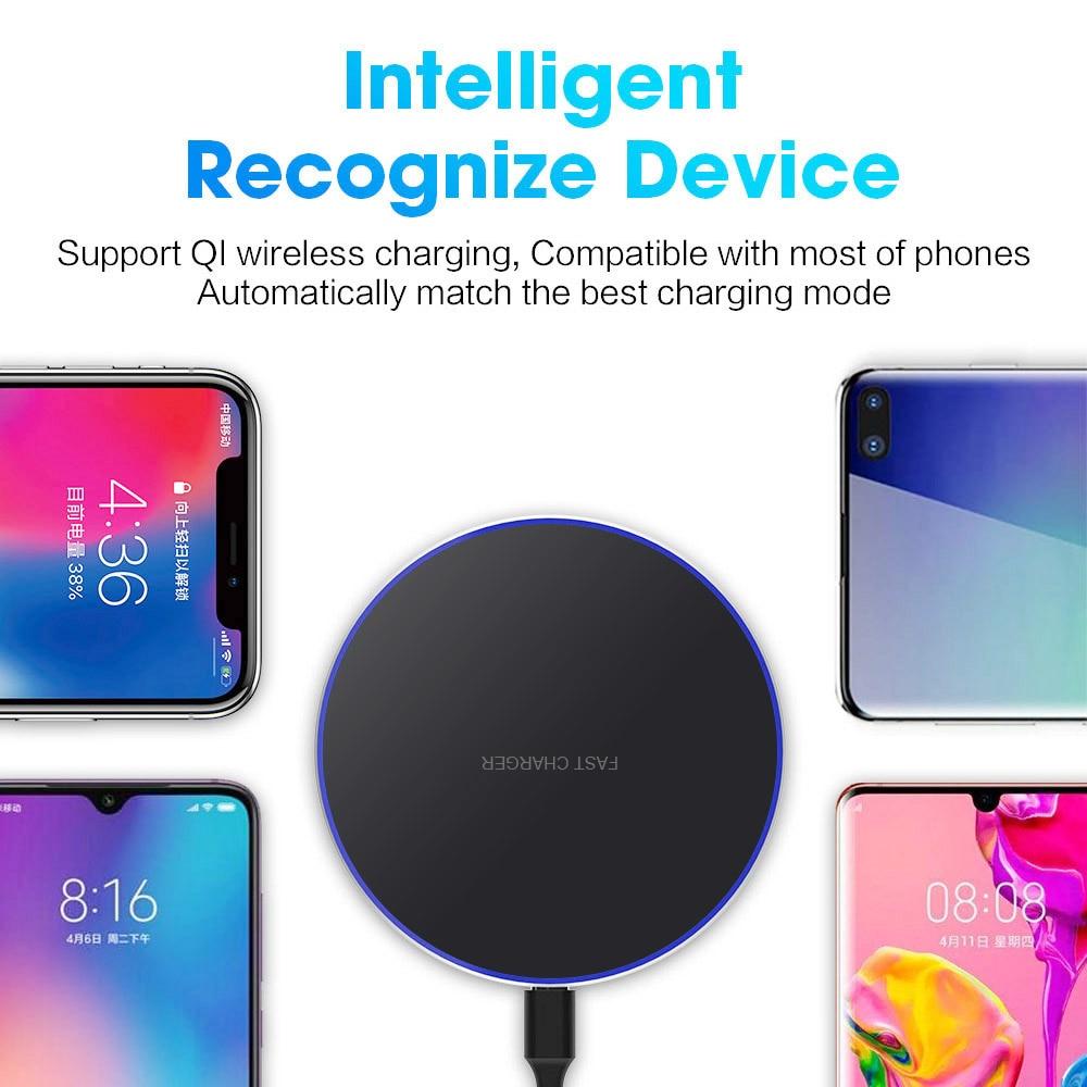 Dragon W9 30W Fast Wireless Charging Pad – Ultra-Thin & High-Speed Charger - NovaShop